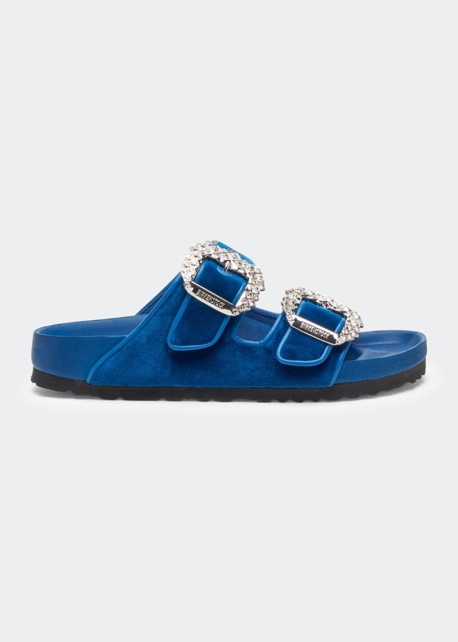 Manolo Blahnik×BIRKENSTOCKコラボArizonaサンダル MANOLO BLAHNIK x BIRKENSTOCK x MANOLO BLAHNIK Arizona Crystal Dual