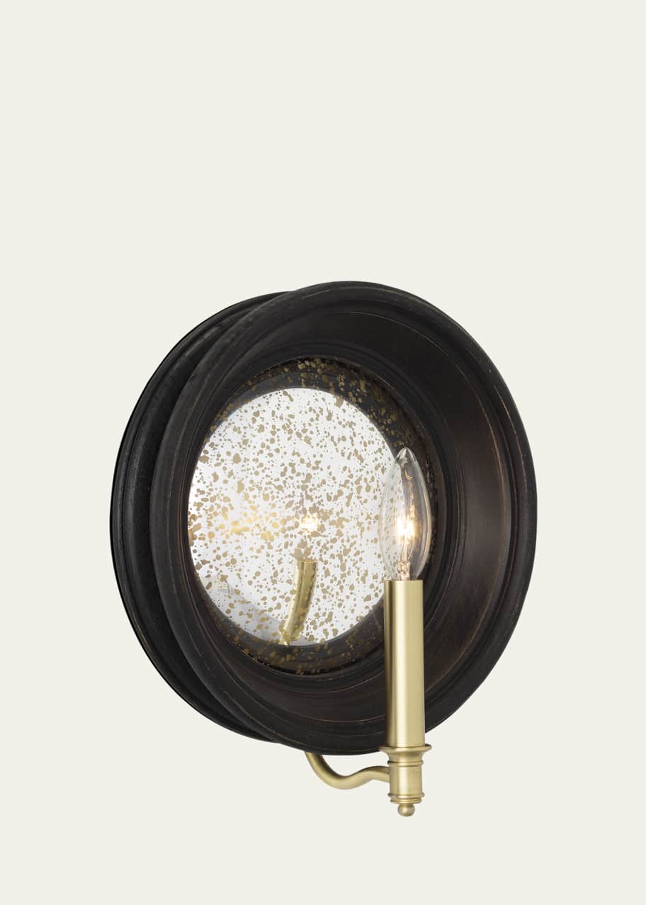 Image 1 of 1: Boundary Wood Sconce, Ebony
