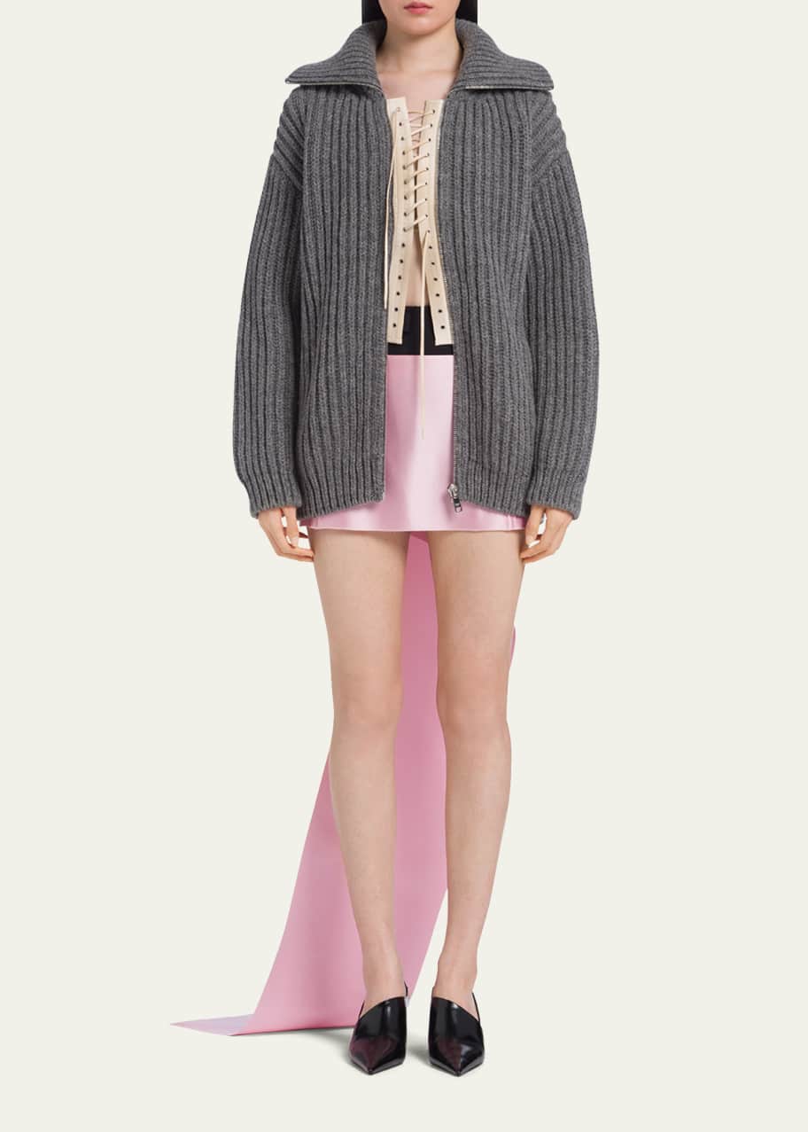 Prada shetland wool sweater top