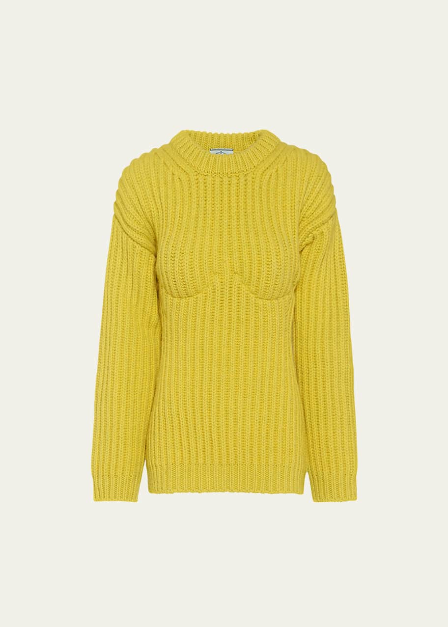Prada shetland wool sweater shop