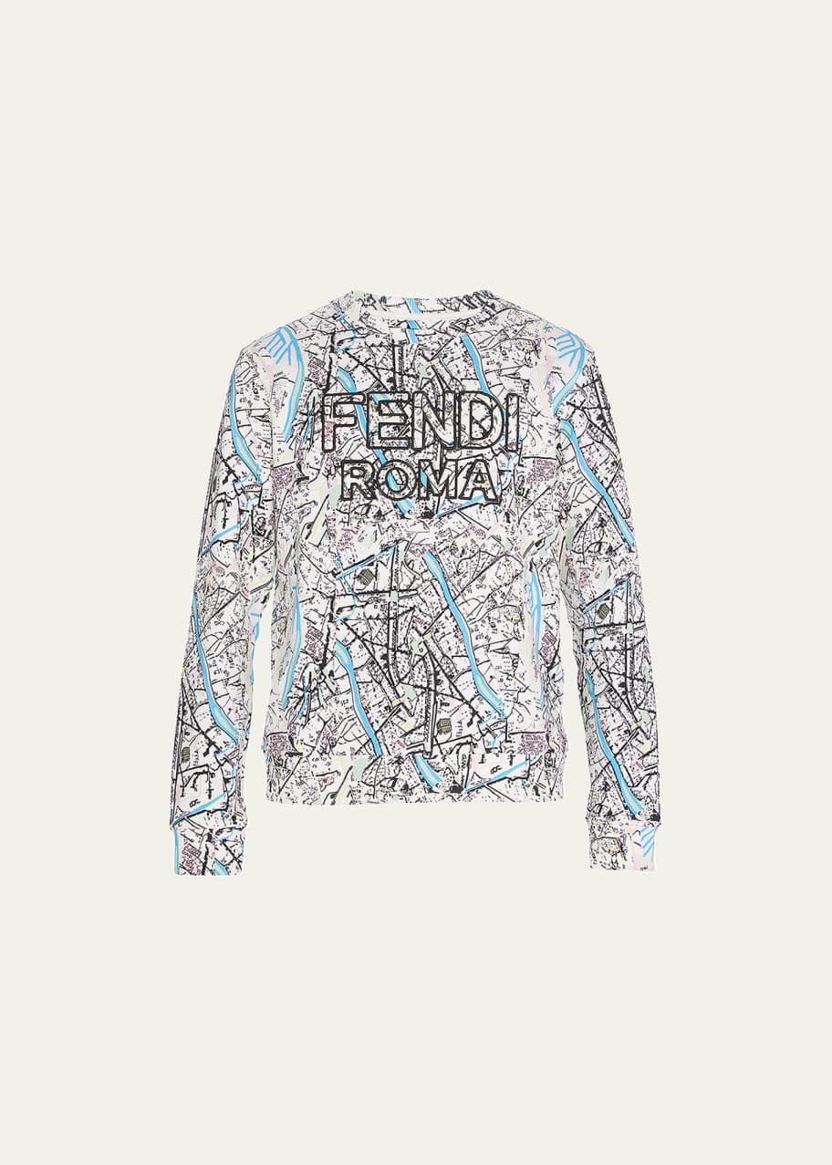 Fendi roma sales sweatshirt mens