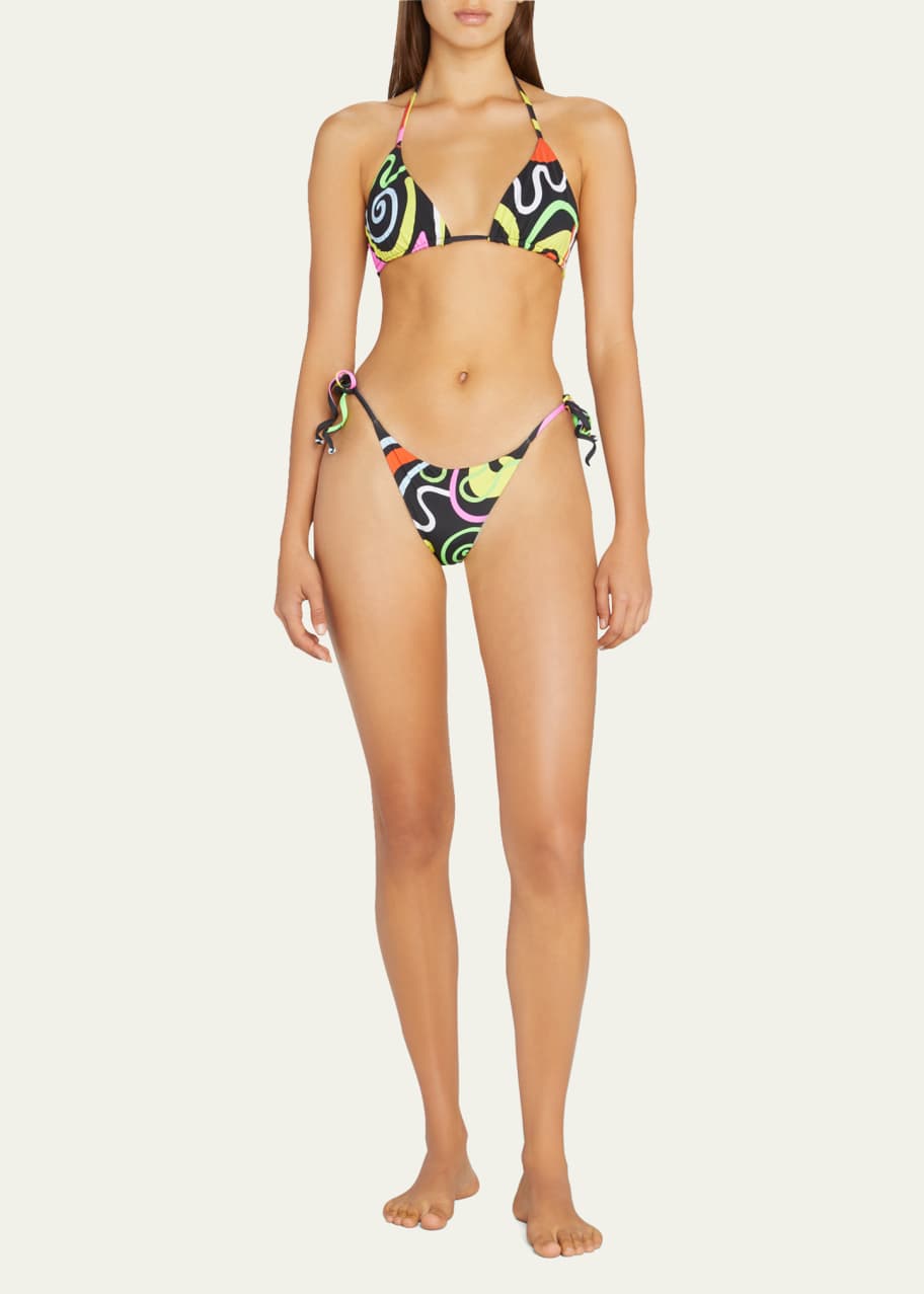 Image 1 of 1: Cadiz Lei Tie-Side Bikini Bottoms