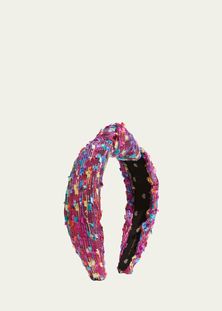 Lele Sadoughi Knotted Shimmer Confetti Headband Bergdorf Goodman