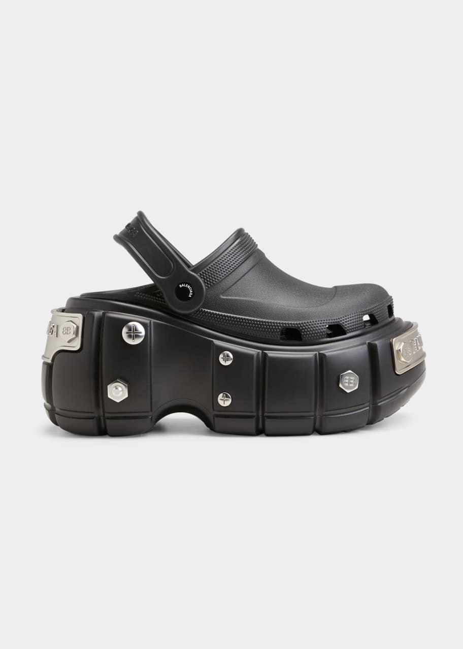 Balenciaga platform clog top