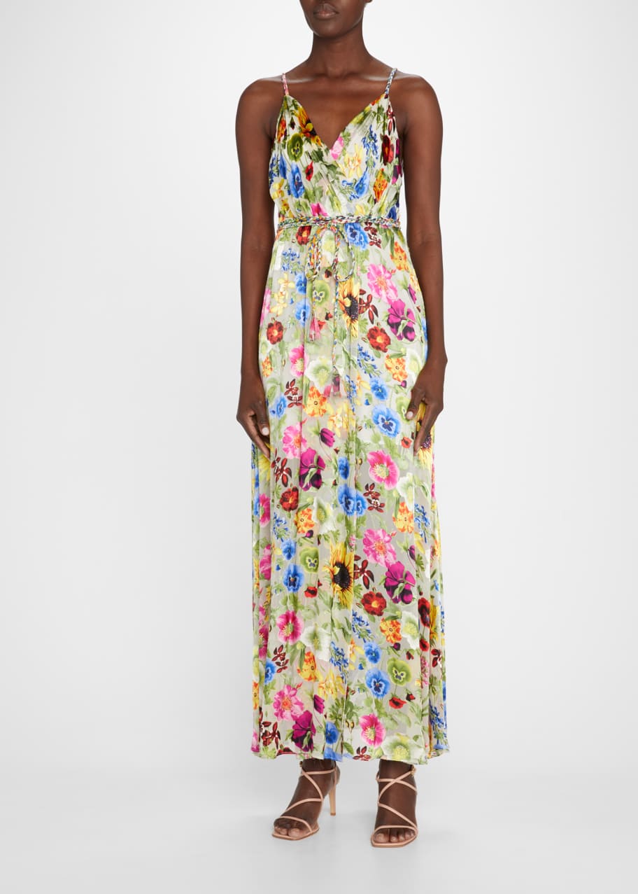 Alice+Olivia - サマンサ Alice + Olivia Samantha Butterfly Braided-Strap Maxi Dress