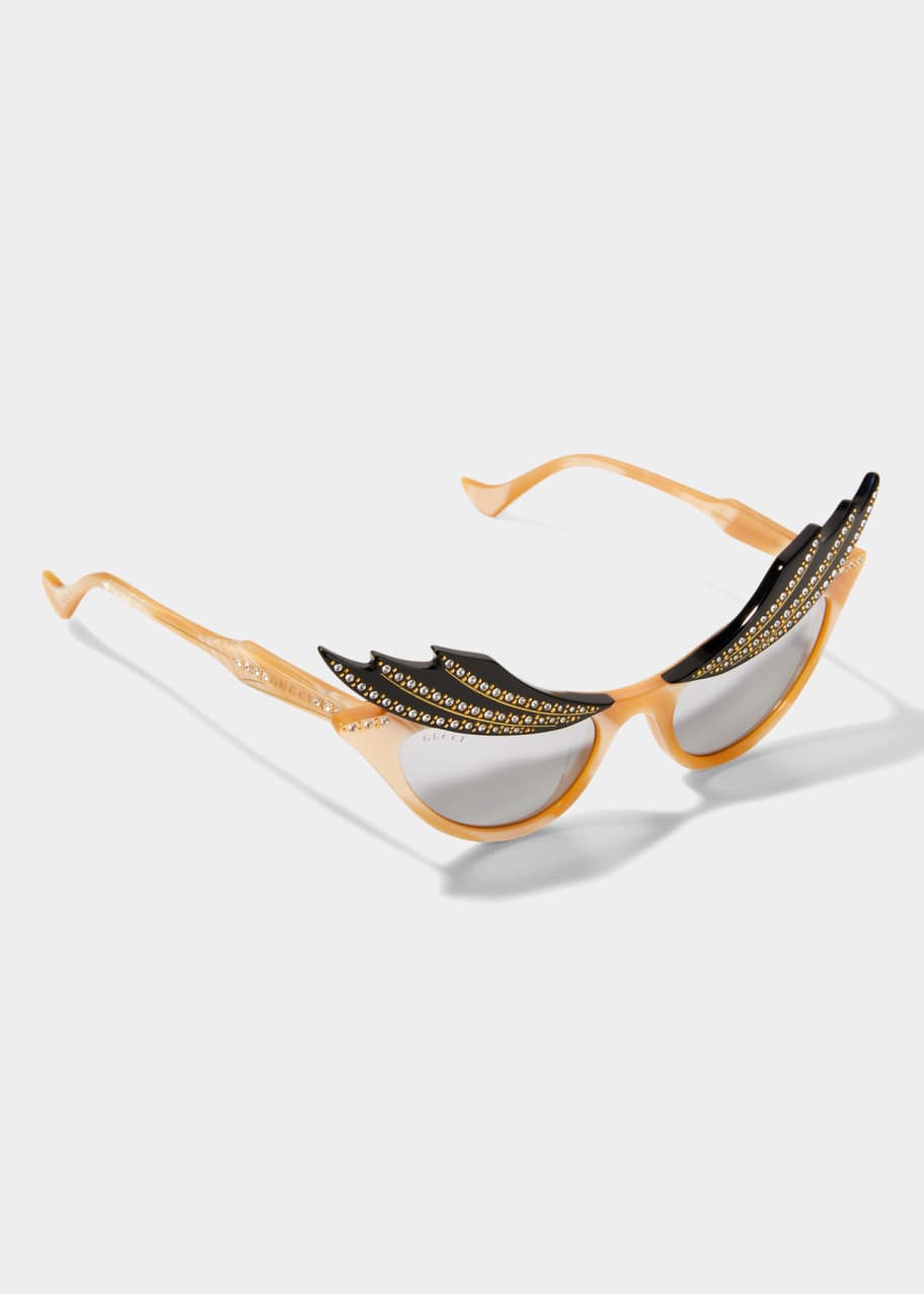 Gucci crystal embellished sunglasses cheap