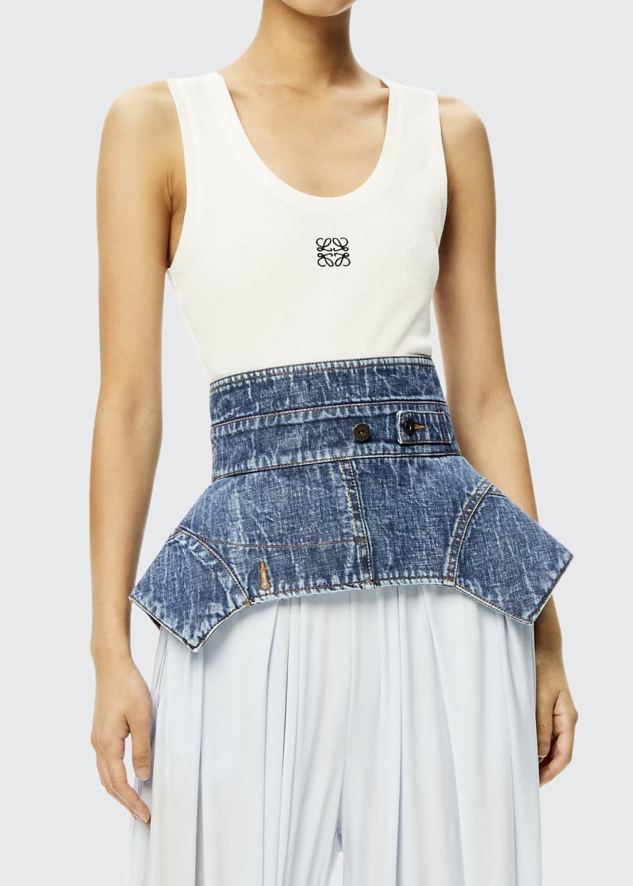 Obi Denim Corset Belt