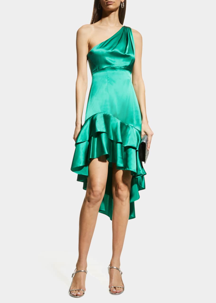 Cinq a sept one shoulder gown clearance