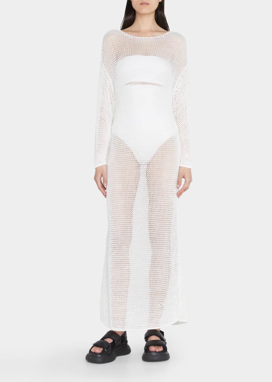 Khaite Opal Open-Knit Maxi Dress - Bergdorf Goodman