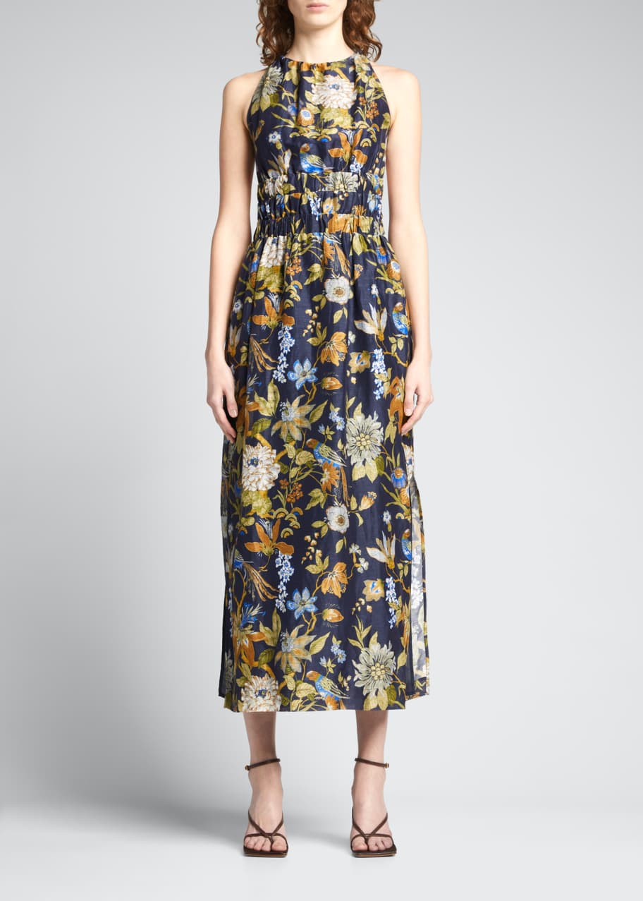 SIR Lilian Floral Cross Back Maxi Dress Bergdorf Goodman