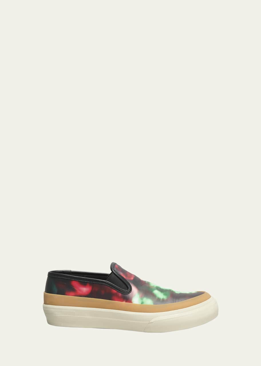 Dries Van Noten Men's Slip-On Leather Sneakers - Bergdorf