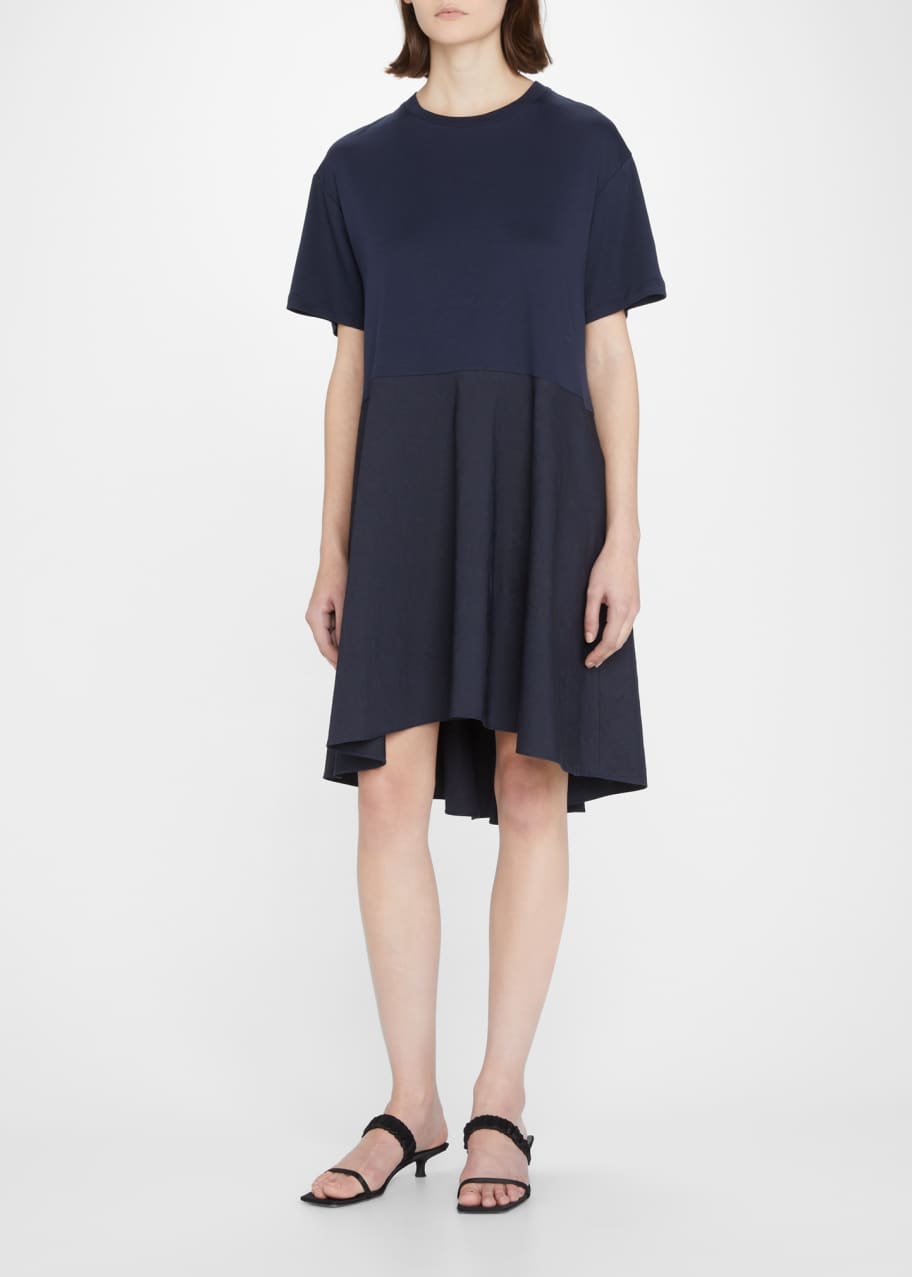 Theory Mixed Media T-Shirt Dress - Bergdorf Goodman