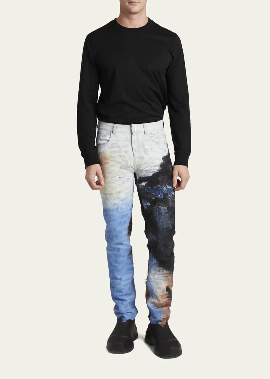 Fear of hotsell god painted jeans