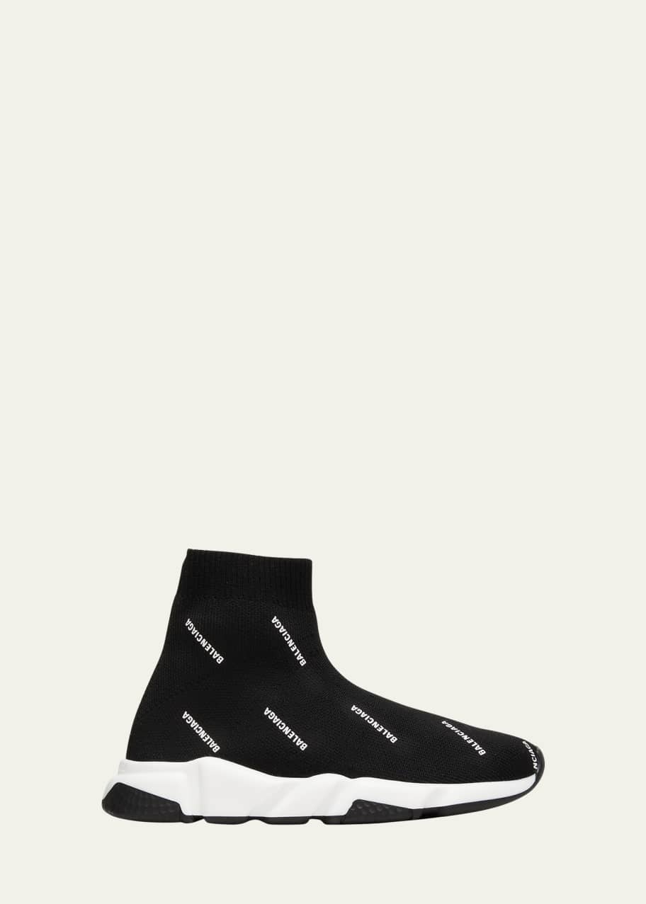 Balenciaga Kid s Sock Knit Trainer Sneakers Kids Bergdorf Goodman