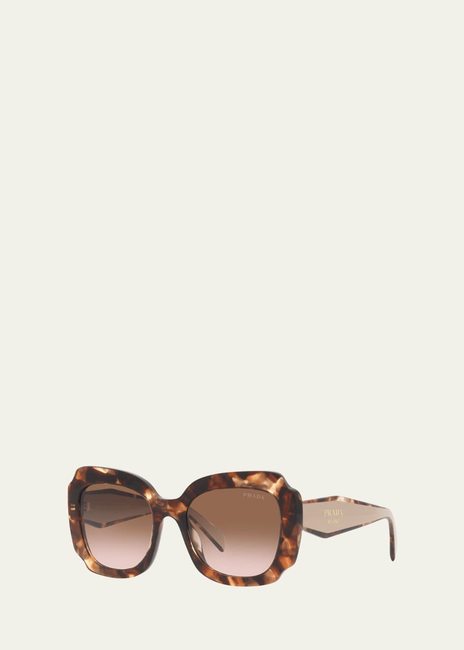 Prada round acetate sunglasses best sale