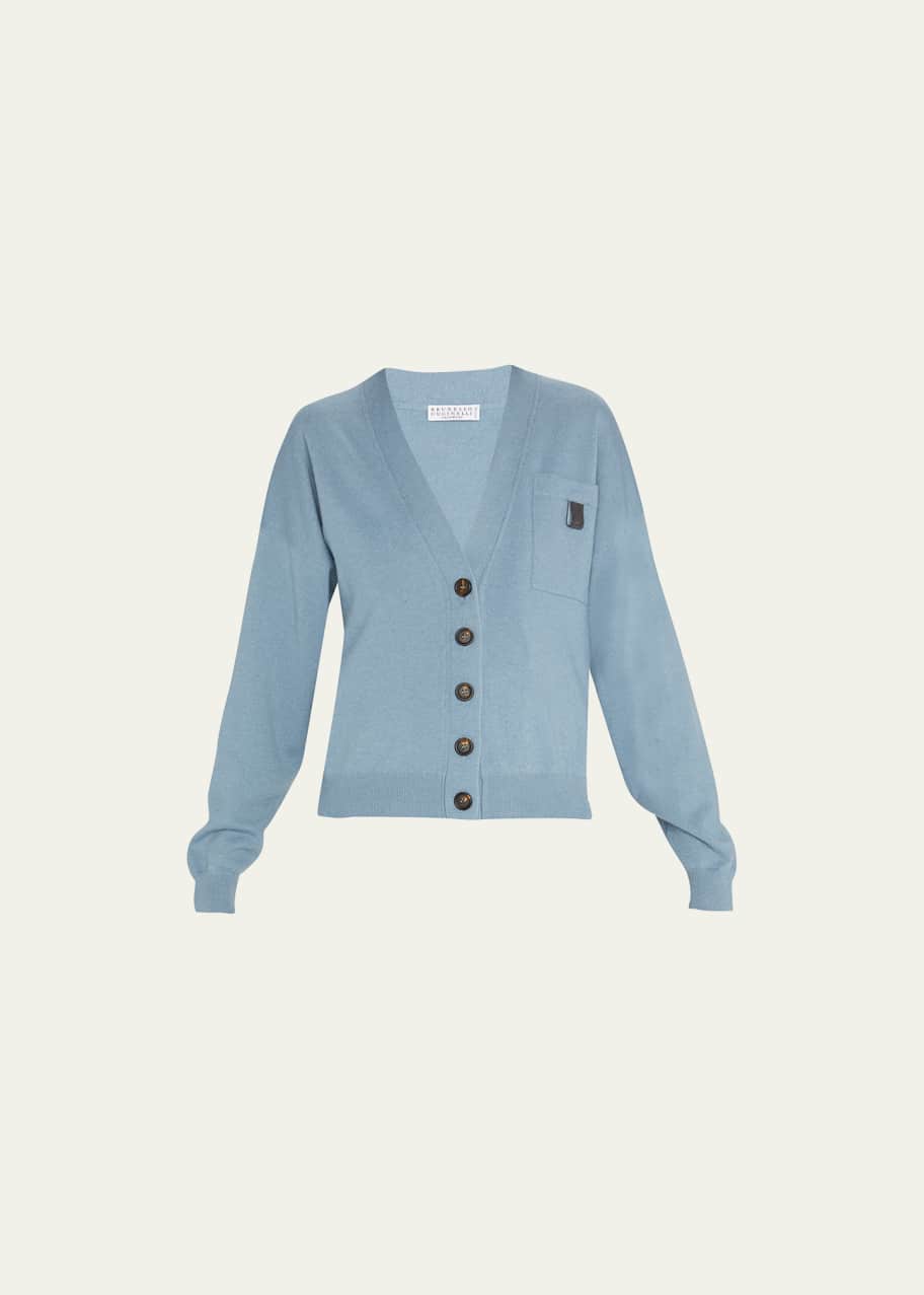 Brunello Cucinelli 2 Ply V Neck Cashmere Cardigan Bergdorf Goodman