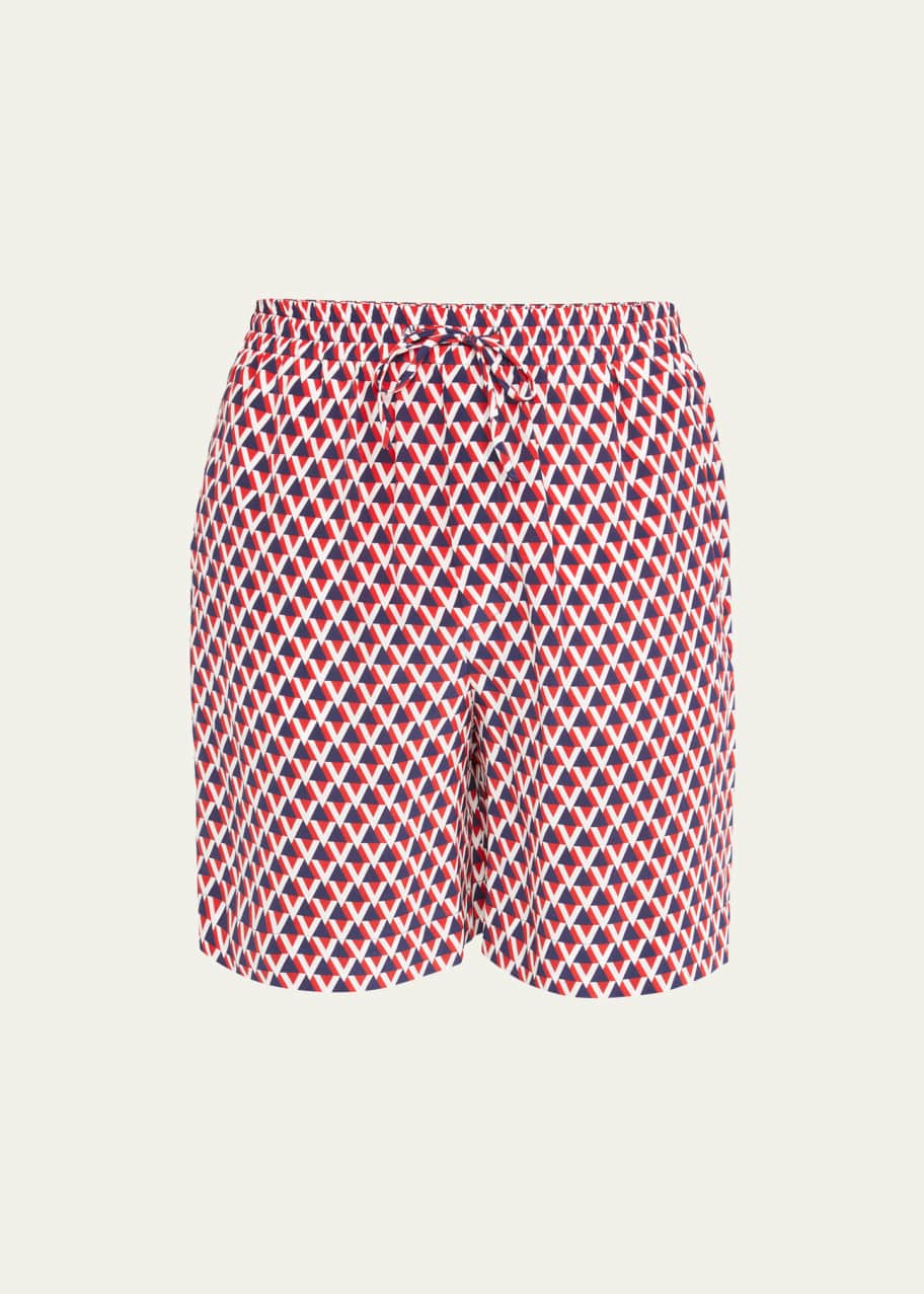 Valentino Garavani Monogram-Pattern Shorts