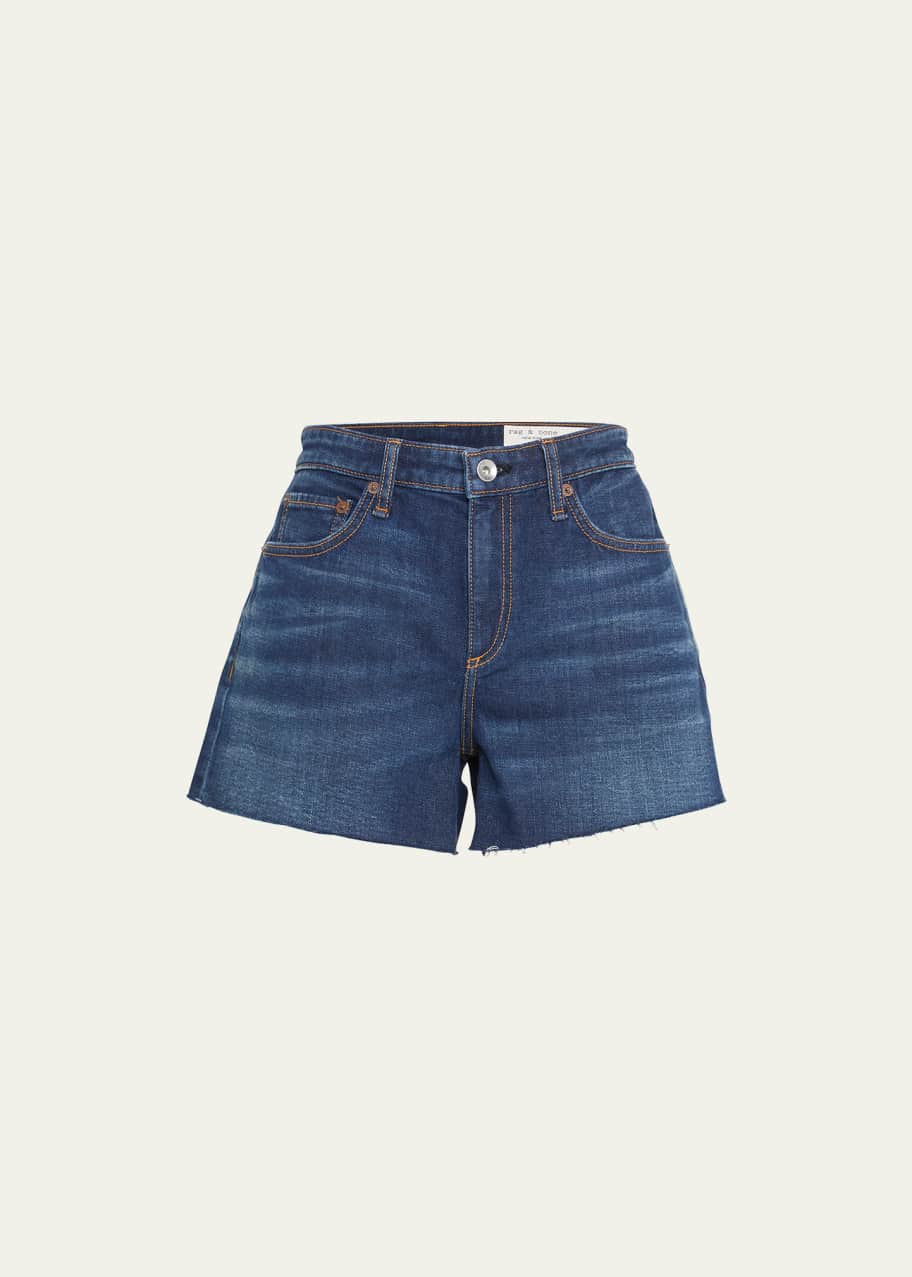 Rag Bone Dre Cut-Off Low Rise Stretch Denim Shorts Bergdorf