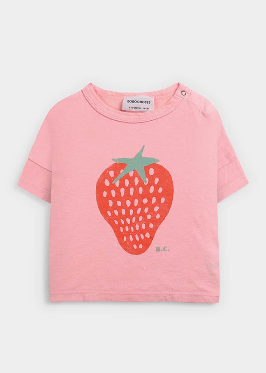 Bobo Choses Girl's Strawberry Graphic T-Shirt, Size 3M-11 - Bergdorf ...