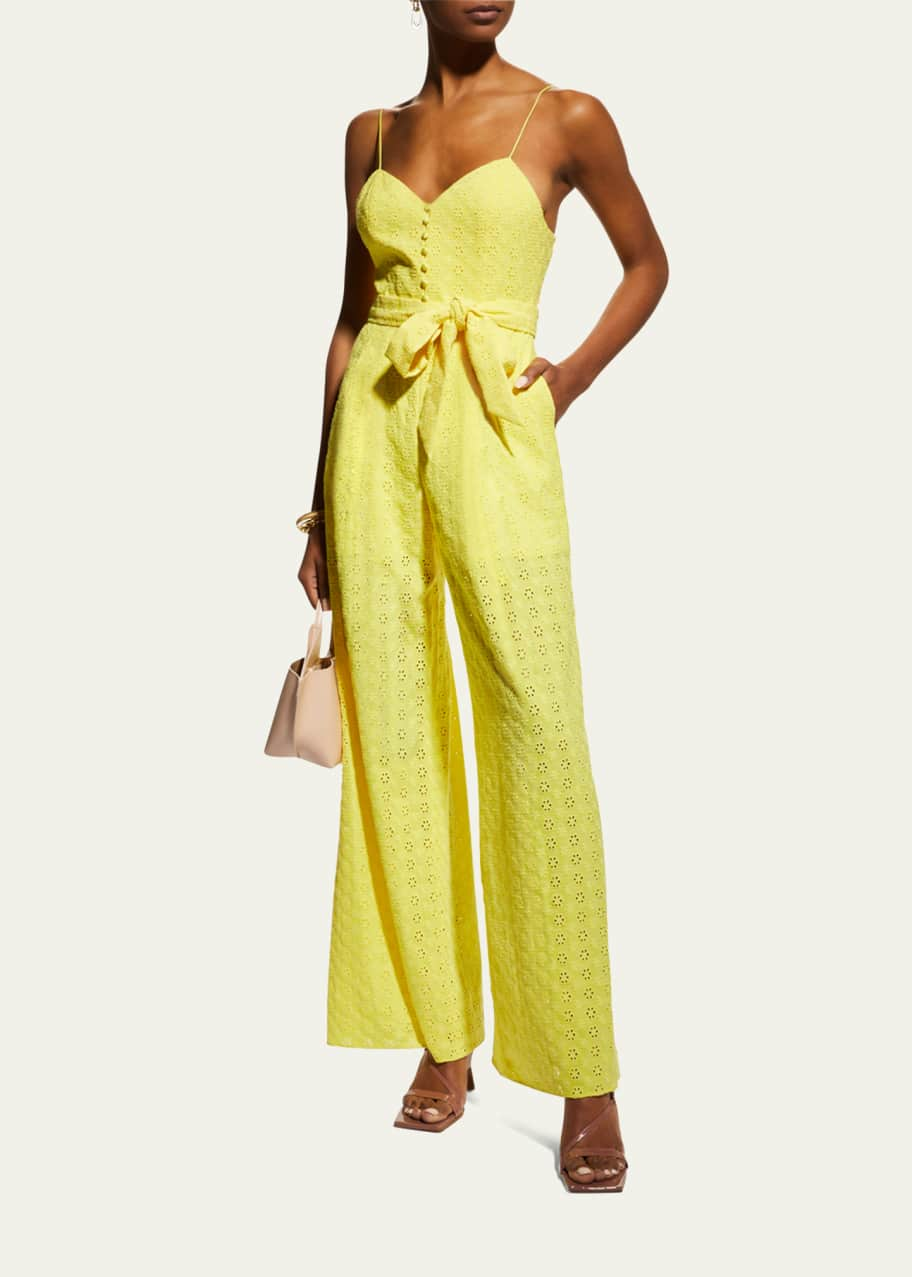 YELLOW FLOWY JUMPSUIT