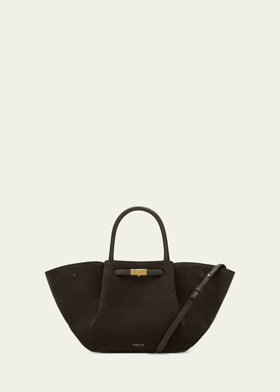 極美品【DEMEILLIER】 The Midi New York The Midi New York | Dark Sand Small Grain | Demellier