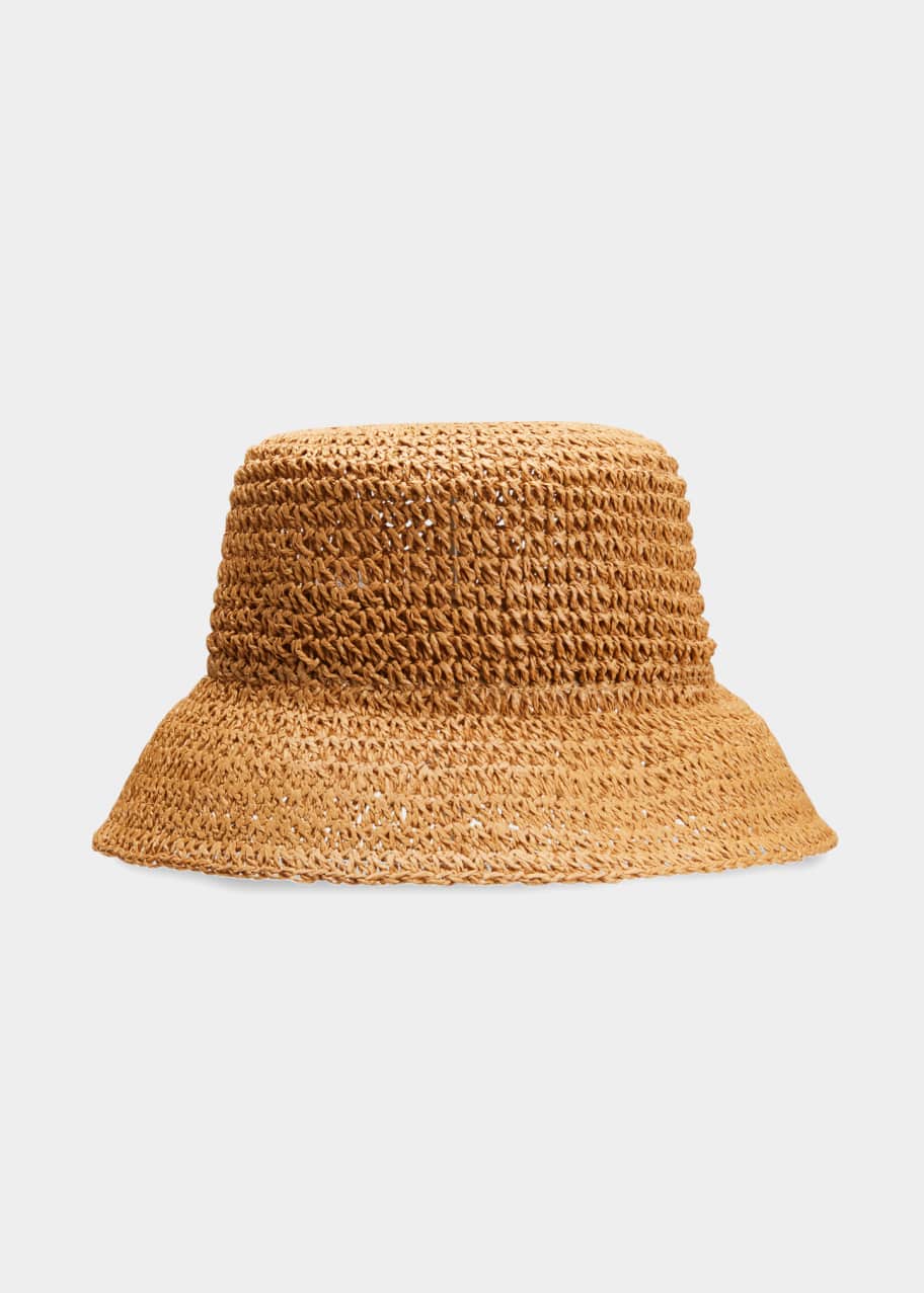 Vitamin A Cannes Straw Bucket Hat - Bergdorf Goodman