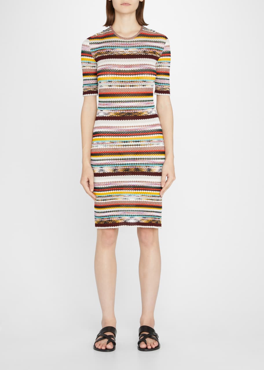 missoni bodycon dress Stone Ribbed V Neck Ruched Long Sleeve Bodycon Midi Dress-Karen – Femme Luxe main image 0