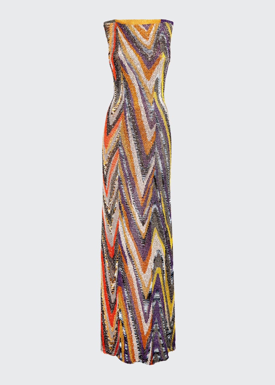 missoni crochet dress Crochet-knit Maxi Dress