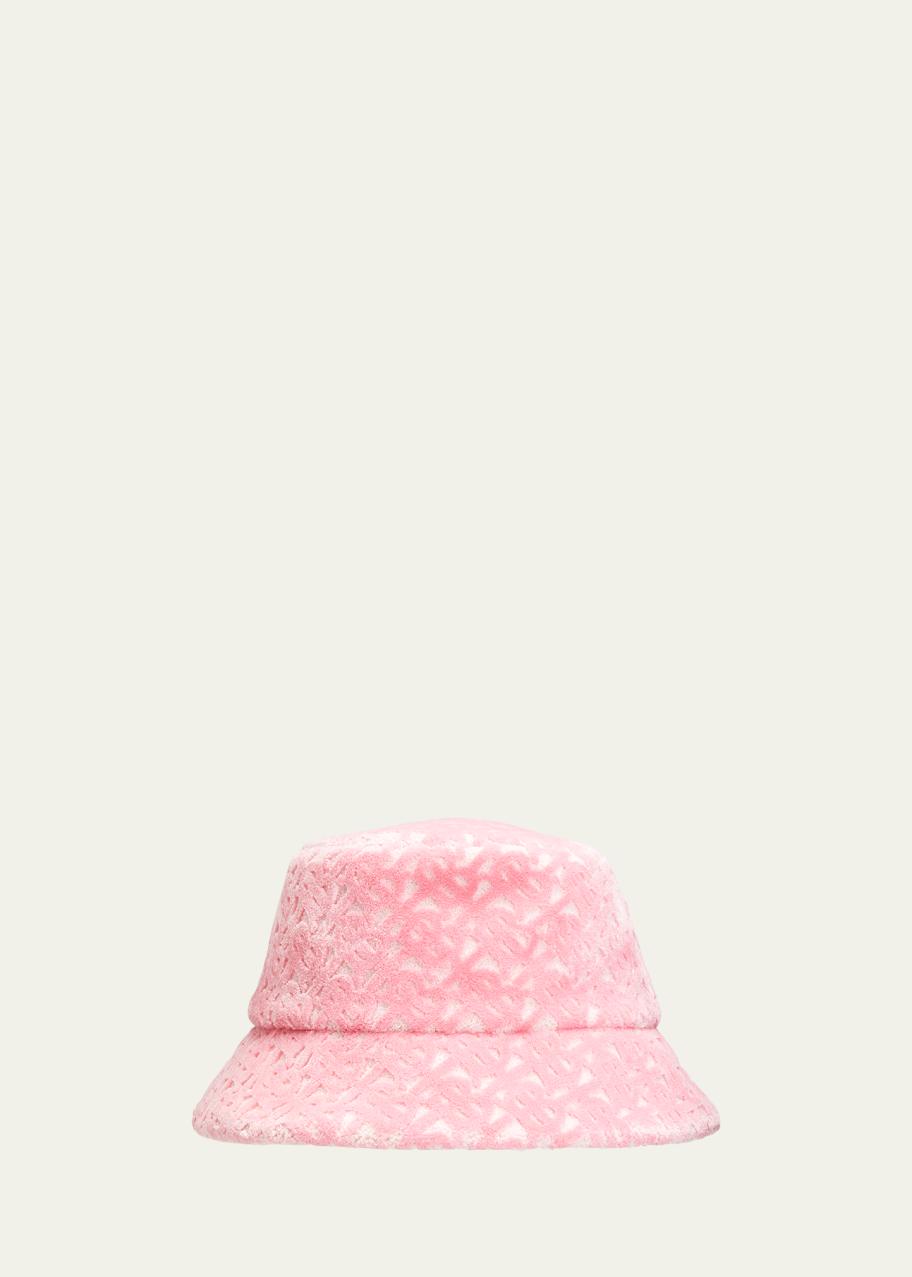 Burberry TB Monogram Towel Bucket Hat - Bergdorf Goodman display picture 1