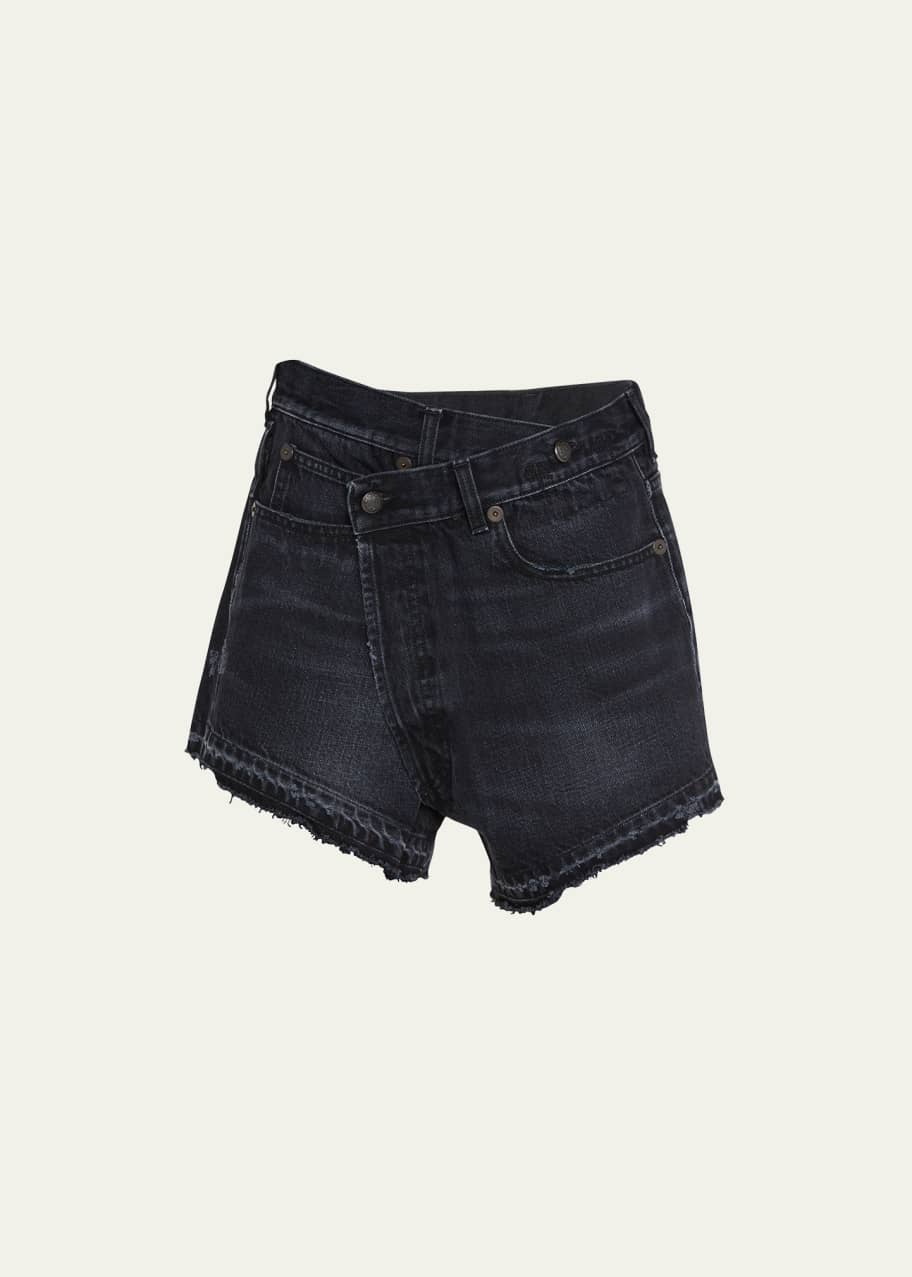 Black Crossover Shorts by R13 on Sale