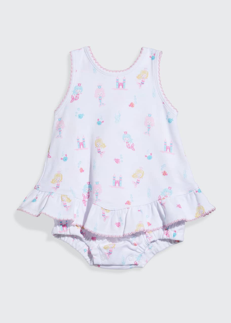 Kissy Kissy Girl's Mermaid Castle Bubble Romper, Size 3M24M Bergdorf