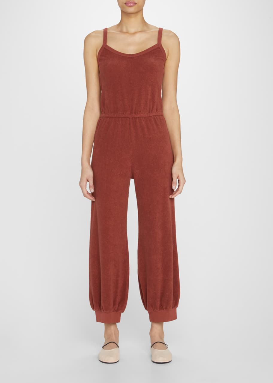 Suzie Kondi Giorgi Beach Terry Tank Jumpsuit - Bergdorf Goodman