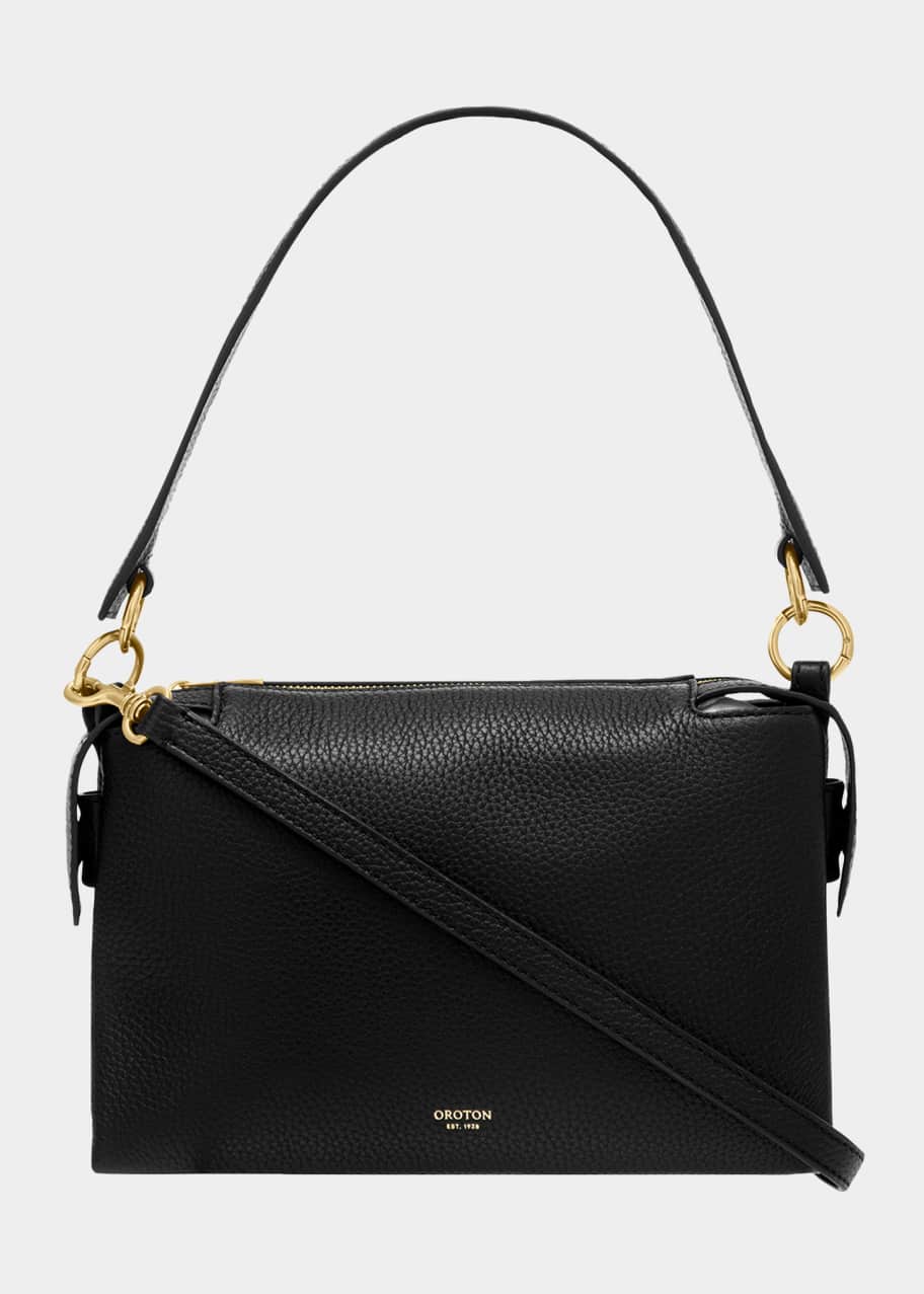 OROTON Anise Zip Leather Crossbody Bag - Bergdorf Goodman