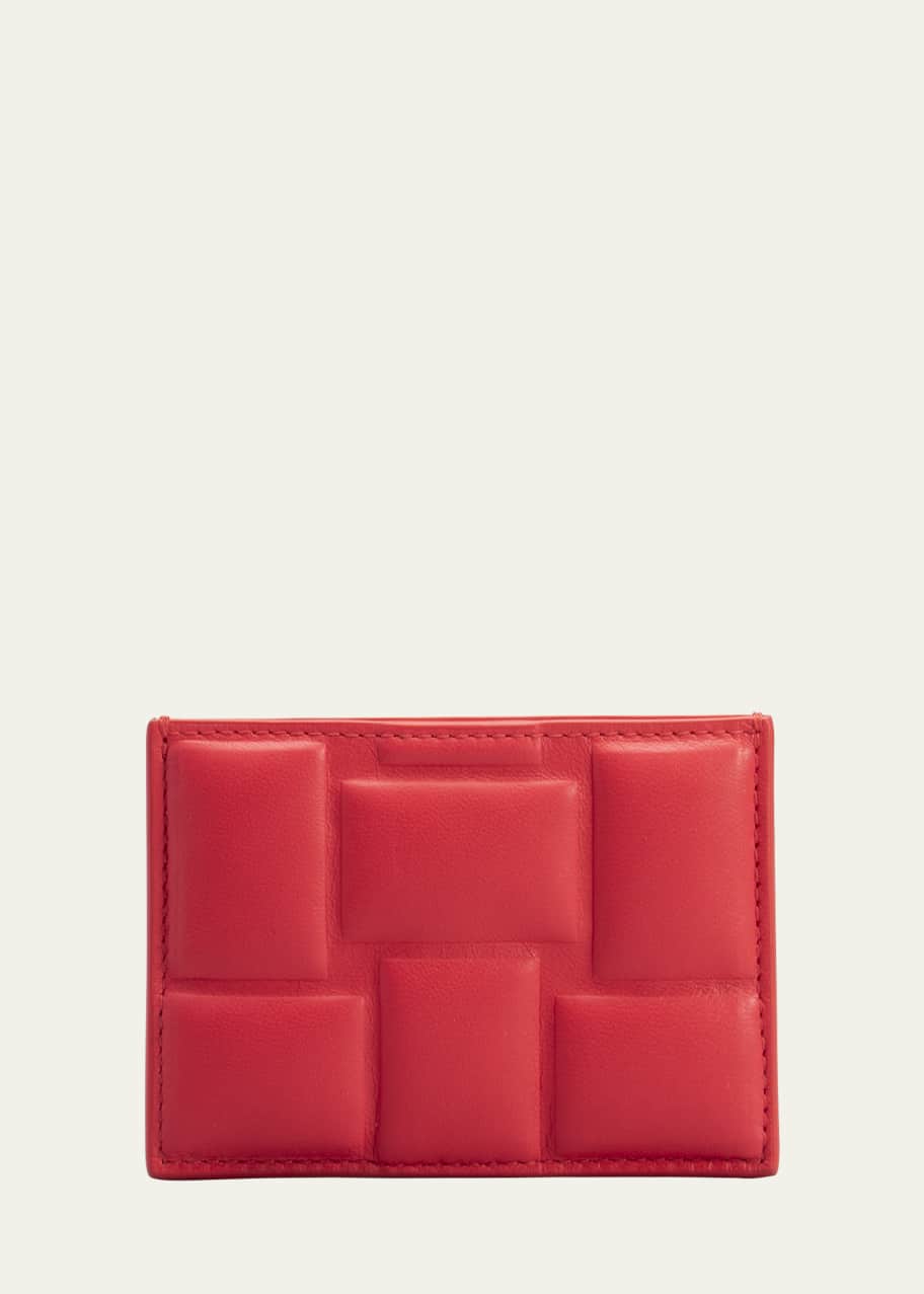 Bottega Veneta Padded Intrecciato Leather Card Case