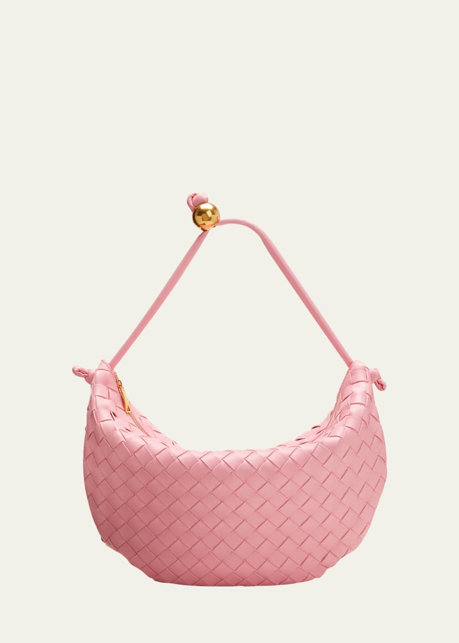 ☆BOTTEGA VENETA☆Intrecciato Half Moon バッグ 正規品 Bottega Veneta Half Moon Medium Intrecciato Top-Handle Bag