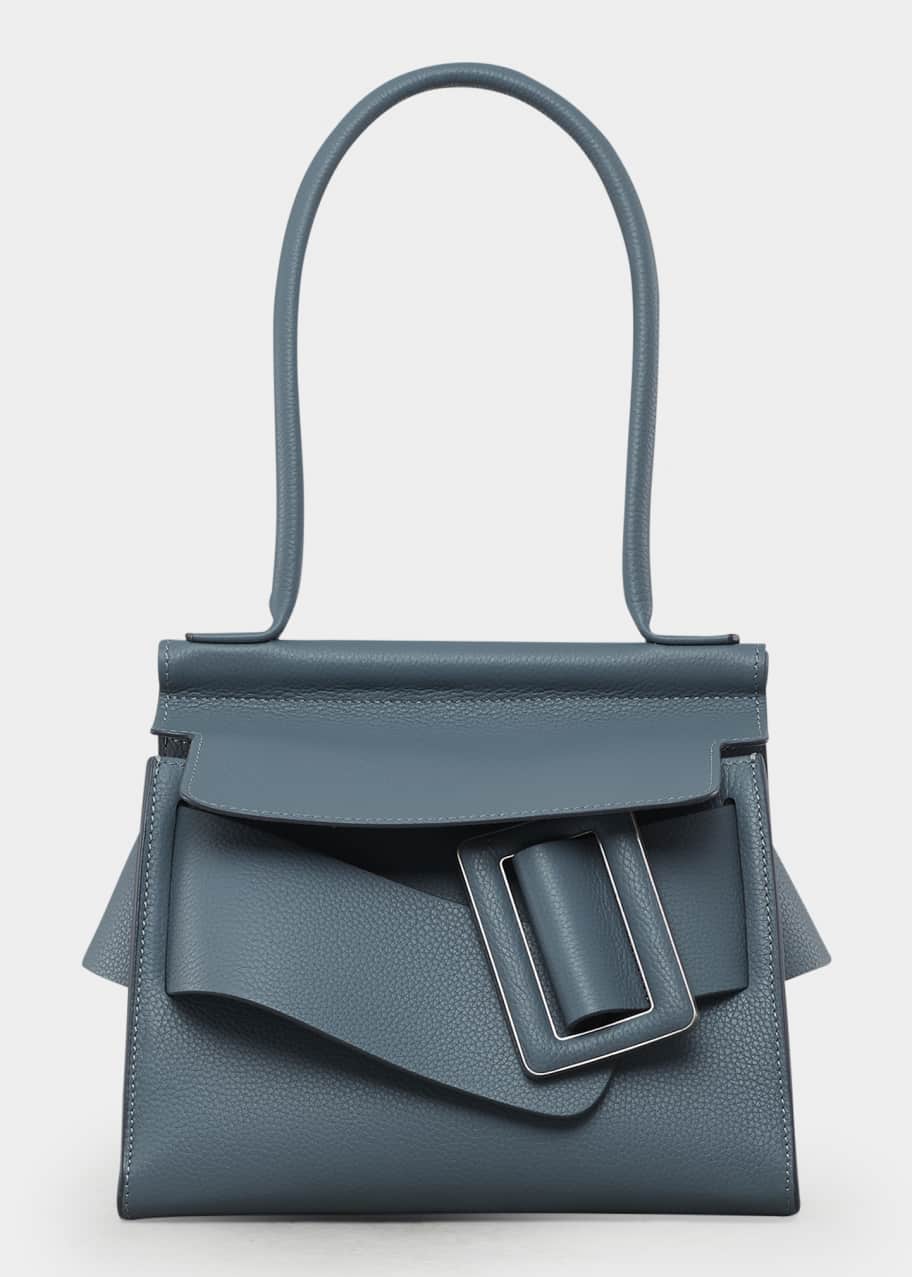 Karl 24 Buckle Leather Shoulder Bag