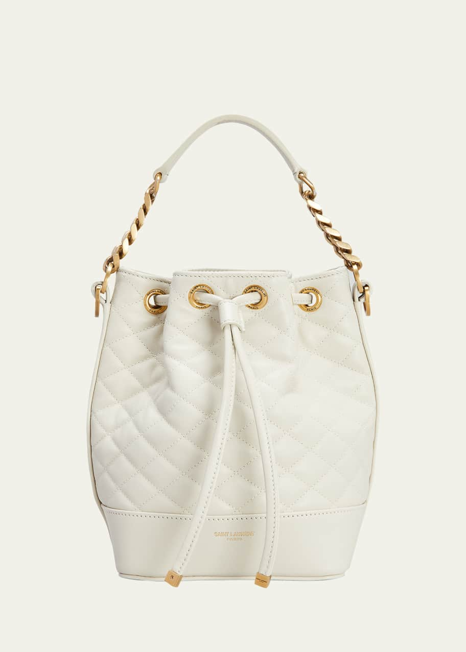 Saint Laurent Emmanuelle Small Quilted Lambskin Bucket Bag - Bergdorf ...