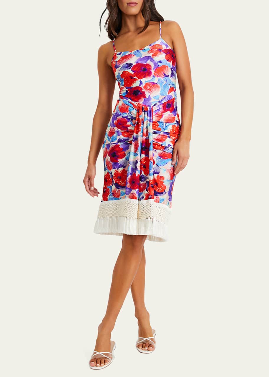 midi utility dress Zimmermann Luna Denim Utility Midi Dress in Harbour Blue