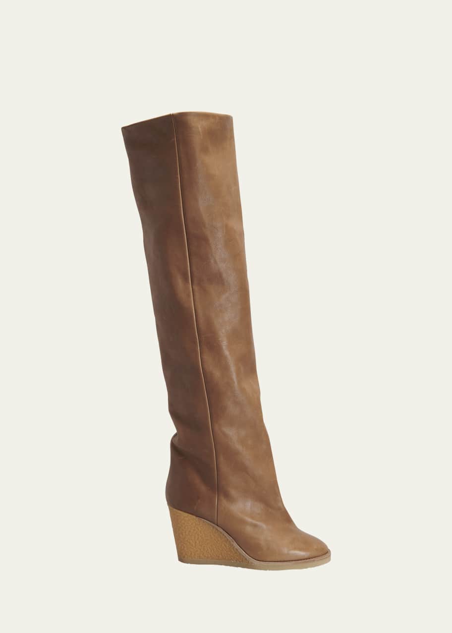 Isabel marant wedge boots hotsell