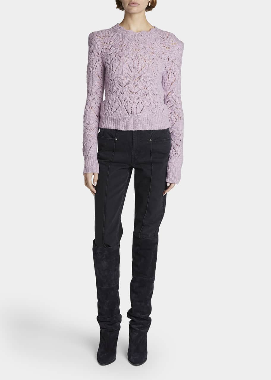 Etoile Isabel Marant Gaia Open Knit Sweater - Bergdorf Goodman