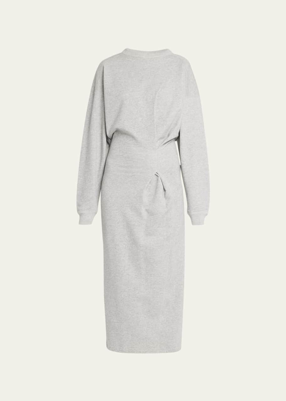 Meg Drop Shoulder Midi Sweatshirt Dress