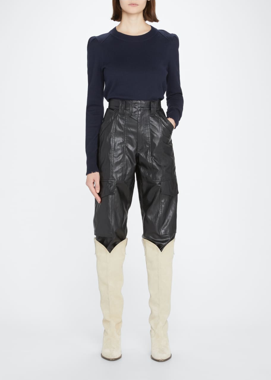 Etoile Isabel Marant Klea Long Puff Sleeve Sweater Bergdorf Goodman
