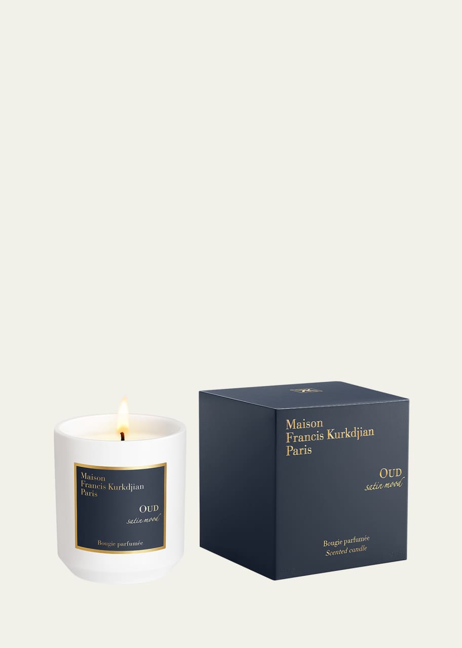 Image 1 of 1: Oud Satin Mood Ceramic Candle, 9.8 oz.