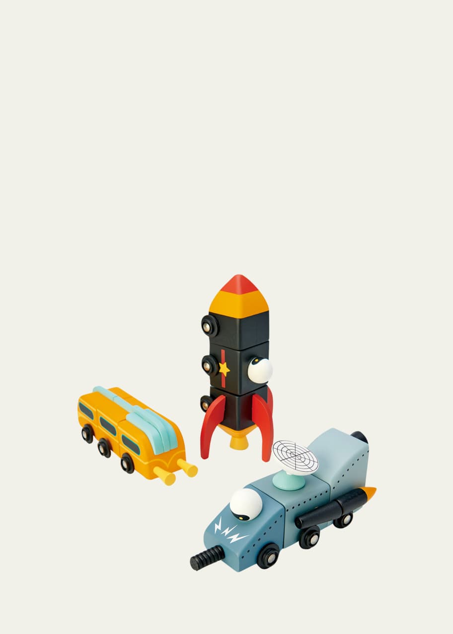 Image 1 of 1: Kid's Space Race Play Set
