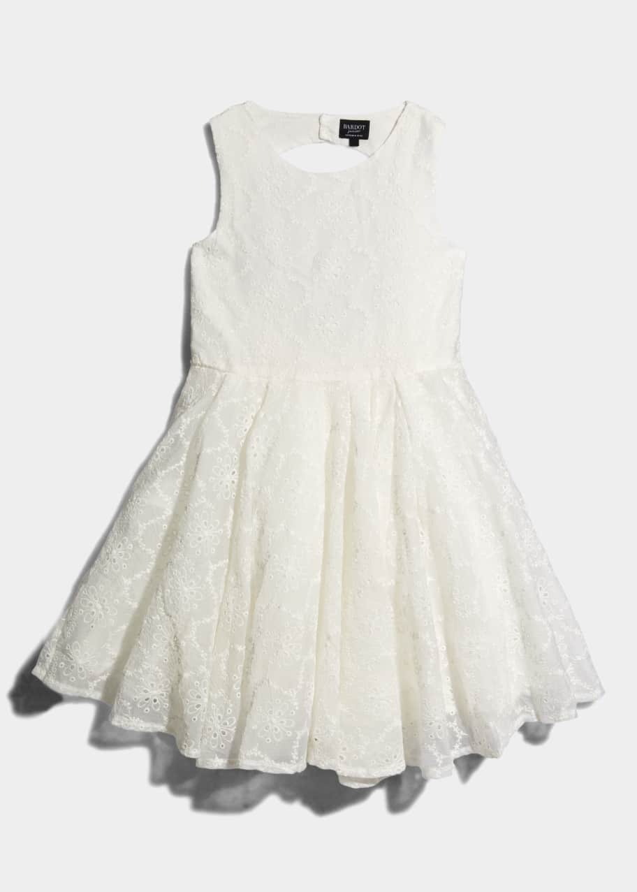 Bardot Junior Girl's Millie Lace Open Back Mini Dress, Size 6-16 ...