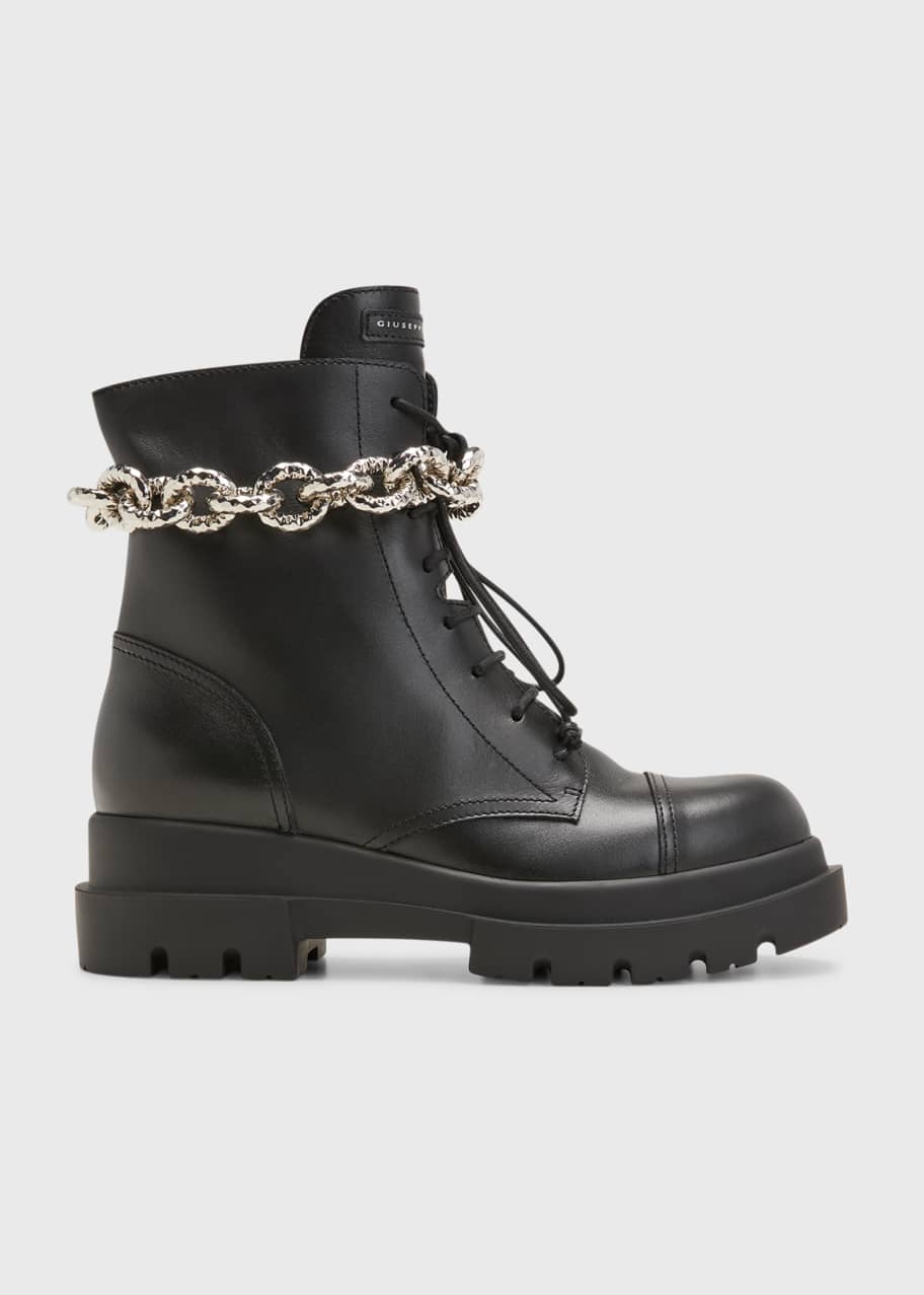Giuseppe zanotti combat boot top