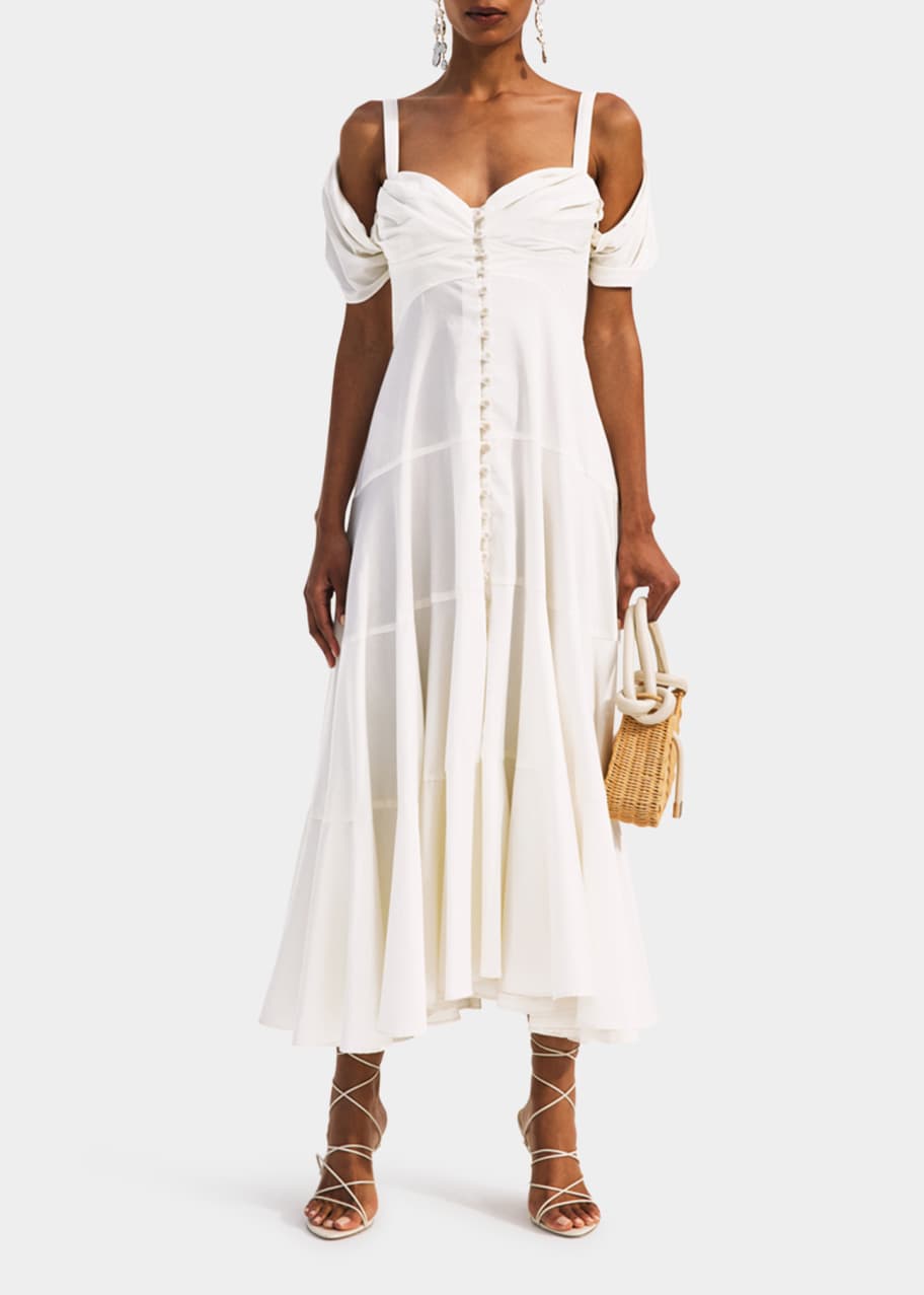 knee length dresses for ladies Mina Ribbed Dress - Lemon