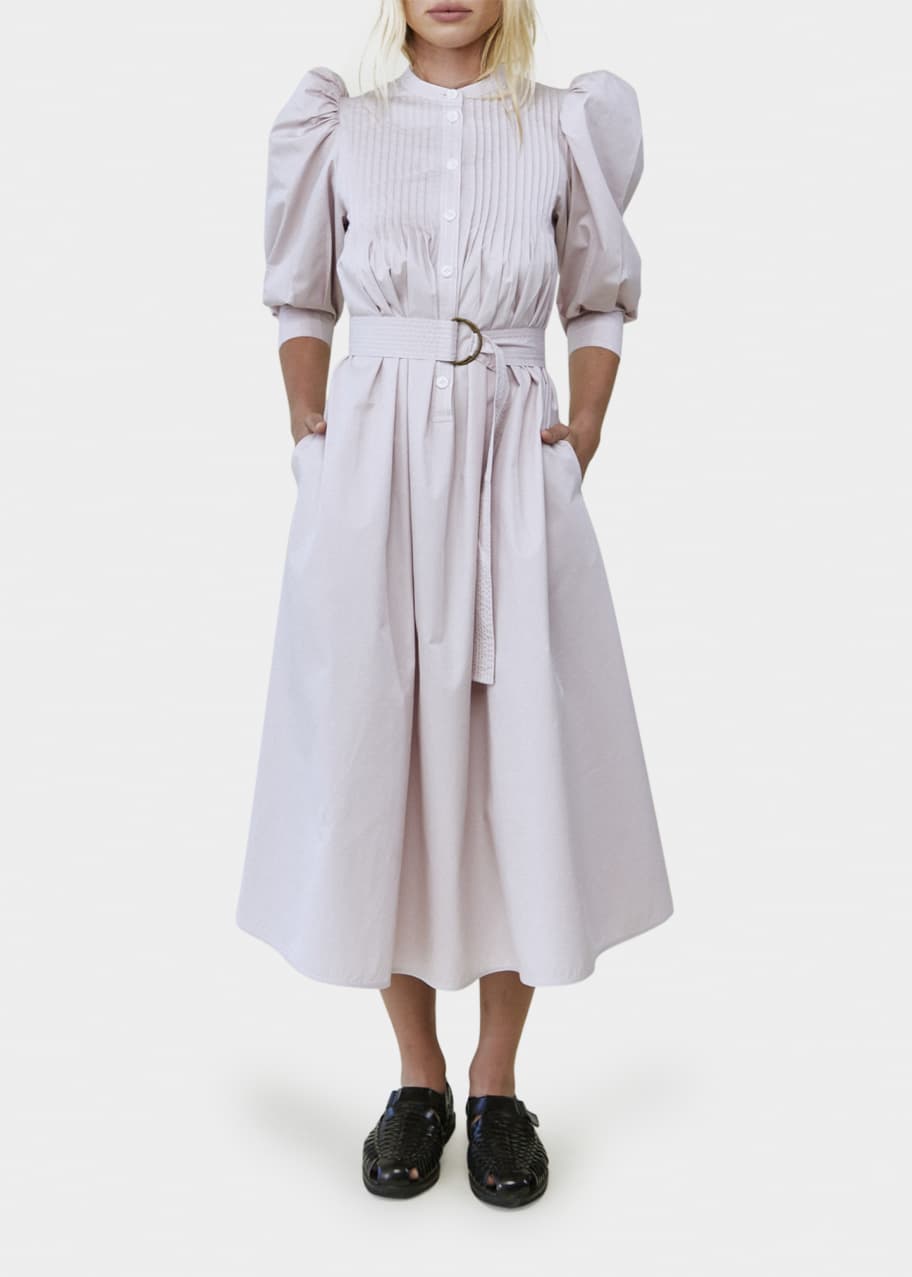 knee length dresses for ladies Faith Dress | Floral Sleeveless Fit & Flare Midi Dress main image 1