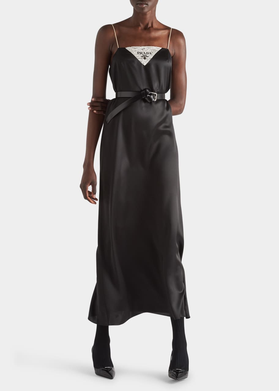 Prada long hot sale dress