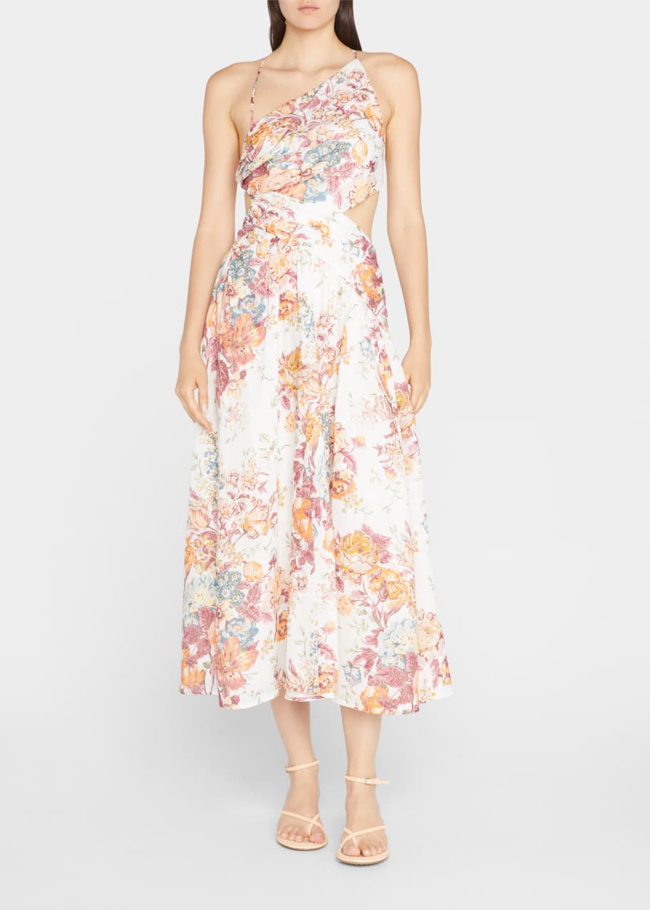 Zimmermann one shoulder dress outlet